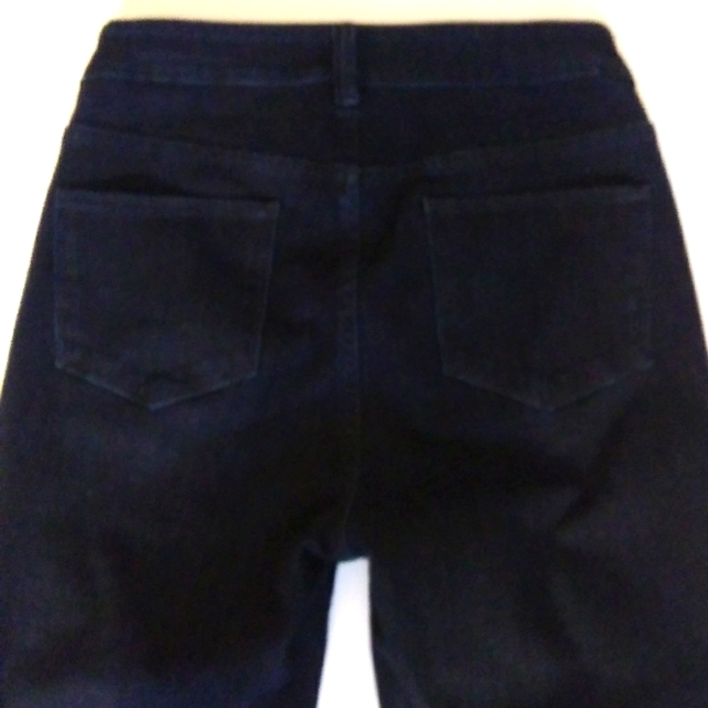 Soft Surroundings Dark Wash Pull On Jeans - Picture 6 of 8